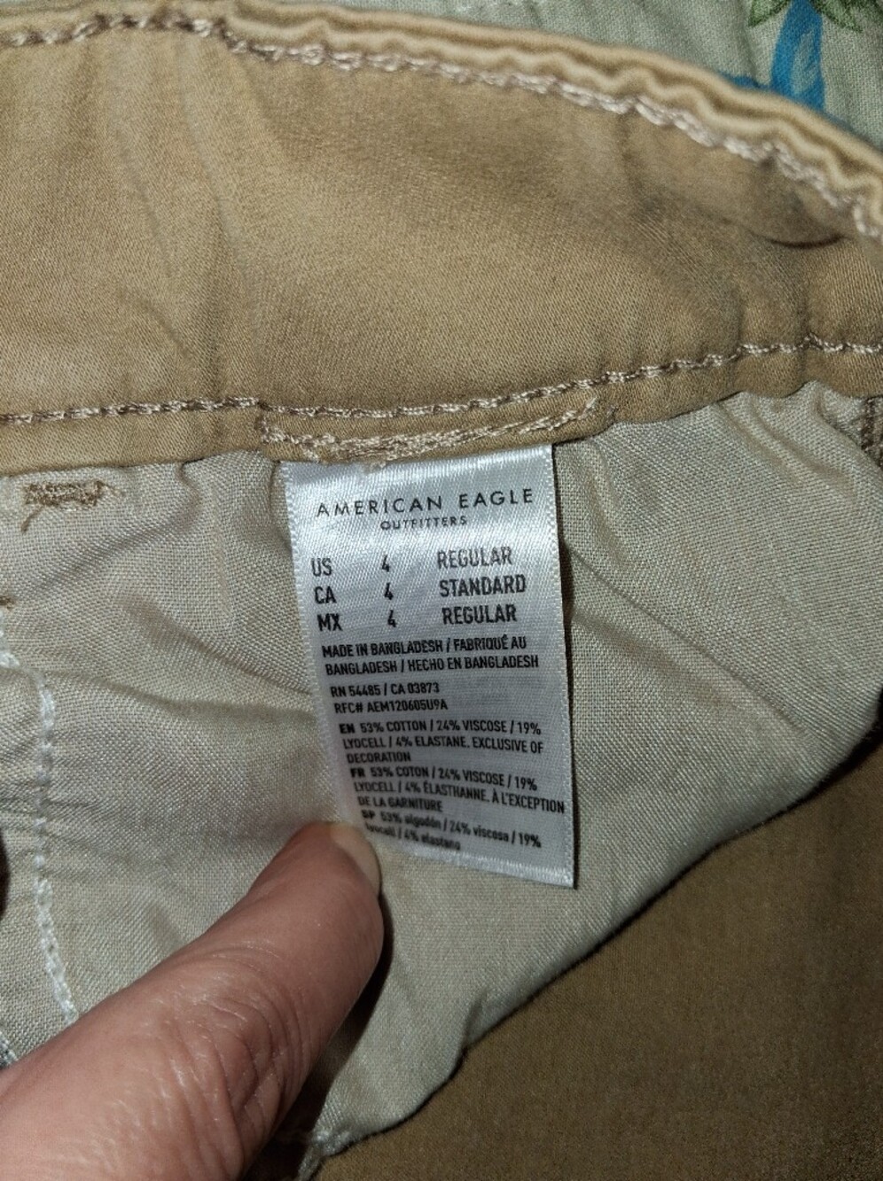 American Eagle Outfitters Women's Khaki Pants - Beige